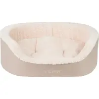 Amiplay Hundeliegeplatz/Katzenliegeplatz Ellipse ASPEN, Beige S