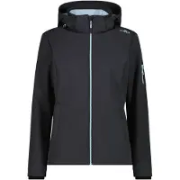 CMP Woman Jacket DET Hood antracite-sky (00UZ) 36