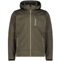 CMP Herren Softshell Jacke Zip Hood 3A01787N-M-E651 52 - Sage Mel. - 52