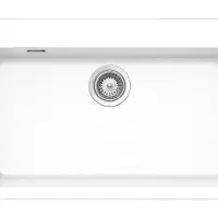 Schock Primus N100XL, Aufsatzwanne, Rechteckig, Weiß, 1 Becken, Rechteckig, 720 x 384 mm