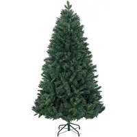 StarTech.com Künstlicher Weihnachtsbaum - 180 cm Tannenbaum - 1061 Spitzen - Klappbarer Stahlständer - Dicht und voluminös - Grün