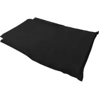 Gistuch Aufblasbares SUV-Matratzenbett, integriertes Kissen mit Schutzflügel, 5 cm dickes Wildleder, aufblasbares Campingauto zum Schlafen für mittelgroße Minivan-LKW, Mysterious Black