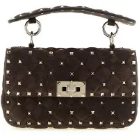 Valentino Garavani Schultertasche aus Kalbsleder in Braun