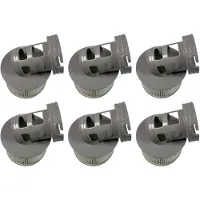 Trade-Shop 6x Whirlpool-Filter / Filterkartusche inkl. Adapter, Dichtungsring kompatibel mit MSpa Luxury Exotic Jet j-213, Super Camaro b-150