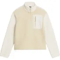 The North Face Womens Yumiori 1/4 Zip desert stone/white dune (MIA) XL