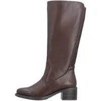 Rieker Damenschuhe Schaftstiefel Braun Freizeit