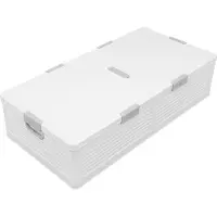 OEM Aufbewahrungsbox, faltbar, platzsparendes Design, Weiß