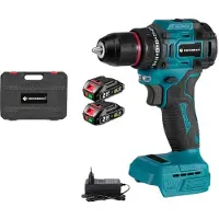OEM Elektrischer Bohrer, bürstenloser Motor, 2 Geschwindigkeitsstufen, 2xBatterie Set