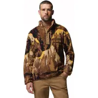 Columbia - Helvetia II Printed Half Snap Fleece - Fleecepullover Gr XXL braun