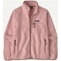 Patagonia - Doppelseitiger Fleece-Pullover – Damen / Frau W's Retro Pile Jkt - W's Retro Pile Jkt Fuzzy Mauve für Damen aus Wolle - Größe M