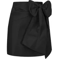 Nicowa Sommerrock "Rock BELAWA", Damen, Gr. 36, schwarz, festlich, regular fit, Röcke Sommerrock, mit Statement-Schleife
