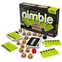 Efko Nimble Partyspiel mit 300 Themen, einfachen Regeln, simultanes Spielen, 23,3x15,7x4,3cm