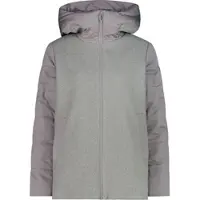 CMP Woman Padded Padded Jacket FIX Hood grey mel. (U510) 34