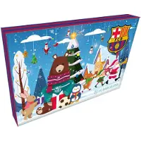 FC Barcelona Adventskalender Durchsichtig Durchsichtig One Size