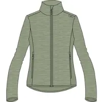 CMP Woman Fleece Fleece Jacket green tea mel. (E636) 38