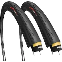 Unyqoos Rennradreifen 2er-Set 700 x 23C (ETRTO 23-622) – 60 TPI, 1 mm Pannenschutz, für Rennrad, City & Single-Speed