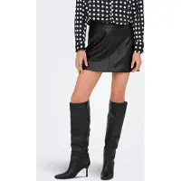 ONLY Lederimitatrock "ONLNIELLA HW FAUX LEA SKIRT CC PNT NOOS" Lederimitat