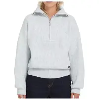 Volcom - Women's Voltrane Sweater - Pullover Gr XL grau/weiß