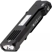 Wuben X5 1R Black, aufladbare 3-in-1 taktische EDC-Taschenlampe mit 365nm-UV-Licht und grünem Laser, 1300 Lumen