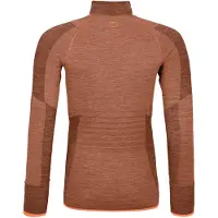 Ortovox - Merinowoll-Unterwäsche - 230 Competition Zip Neck W Faded Tangerine für Damen aus Wolle - Größe S - Braun