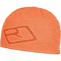 Ortovox - Merino Logo Knit Beanie - Mütze Gr 50-56 cm orange