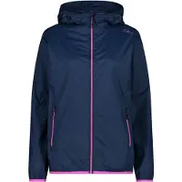 CMP Damen Regenjacke Woman Rain Jacket Fix Hood 32X5796-M926 34 - Blue - 34