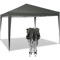 Markenlos Pavillon Stabil und Rostbeständig - Wasserdicht und UV-Schutz - Einfache Installation - 3x3m
