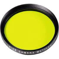 Leica 13073 Filter Yellow E49 Schwarz