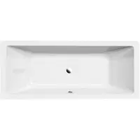 Aqualine NISA Rechteckwanne 180x70x42cm, ohne Füße, weiß