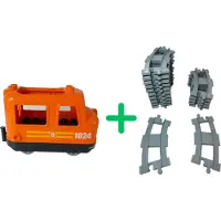 LEGO Duplo-Lokomotive (orange)
