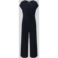 Vera Mont Jumpsuit "Jumpsuit in 7/8 Länge", Damen, Gr. 42, EURO, blau (night sky), Obermaterial: 95% Polyester PES. 5% Elasthan EL., Overalls Jumpsuit, Topseller