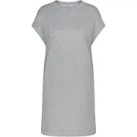 Triumph Nachthemd "Nightdresses NDK SSL 08", Damen, Gr. 40, N-Gr, Kurzarm, Jersey, grau (medium grau melange), Jersey, Obermaterial: 100% Baumwolle, Kleider Nachthemd, weich und atmungsaktiv