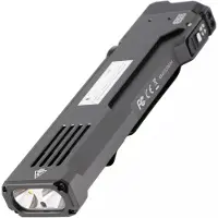Wuben X5 1R Grey, aufladbare 3-in-1 taktische EDC-Taschenlampe mit 365nm-UV-Licht und grünem Laser, 1300 Lumen