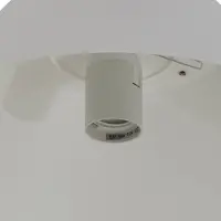 Luminex Hängeleuchte Funda, weiß, Länge 110 cm, 3-flg., Metall/Glas