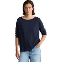 Marc O'Polo Marc OPolo DENIM relaxed fit mit Raglan-Ärmeln, U-Boot-Ausschnitt