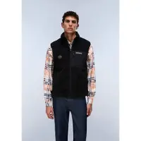 Napapijri Fleeceweste "YUPIK V 2 BLACK BEAUTY" sportlicher Stil, aus Polyester, ärmelloses Design