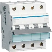 Hager MBN450 Leitungsschutzschalter 4 polig 6kA B-Charakteristik 50A 4 Module