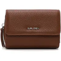 Suri Frey Geldbörse "Geldbörse SFY Tiffy", Herren, braun (schwarzcognac 790), Obermaterial: 60% Polyurethan PU. 40% Polyester PES., Kleinlederwaren Geldbörse
