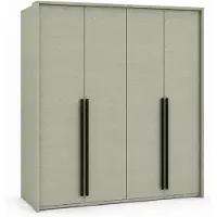 3Xeliving Kleiderschrank, Eukalyptus, 210 x 217, 2 x 65 cm