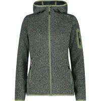 CMP Woman Fleece Fleece Jacket Fixed Hood jungle-green tea (08FZ) 48