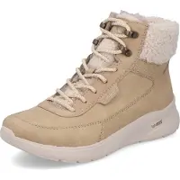 Rieker Damenschuhe Schnürstiefel Beige Freizeit