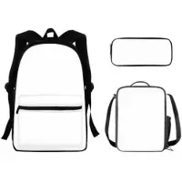 Sonstiges Schultaschen-Set 3-teilig für Jungen & Mädchen mit Lunchbox & Federmäppchen