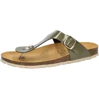 Lico Damen Bioline Trend Pantoletten, Oliv, 36 EU