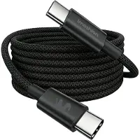 IMoshion Braided USB-C-zu-USB-C-Kabel 100 W - 2 Meter - Schwarz