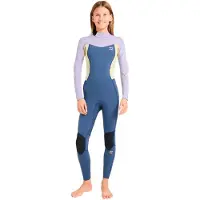 Billabong Synergy 3/2 Mm Junior Neoprenanzug Mit Langen Ärmeln Und Reißverschluss Am Rücken