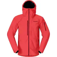 Norrøna Lofoten Gore-Tex Insulated Herren Skijacke mit Kapuze rot L