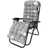StarTech.com Gartenkissen - Sonnenliegenauflage - 170 x 23 x 8 cm - Polyester - Jacquard - Für Relaxsessel - Farbe F