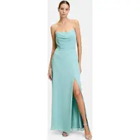 Vera Mont Abendkleid "Damen mit Wasserfallausschnitt" Ohne Tasche Schlitz