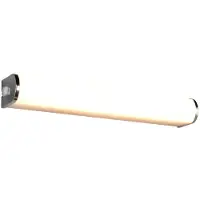 TRIO LED-Wandlampe Giacomo, Breite 41 cm, chrom, Metall, IP44