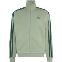 Adidas Trainingsanzug SPORTSWEAR "M 3S FL TS", Herren, Gr. S, grün (silber grün, collegiate grün), Obermaterial: 70% Baumwolle, 30% Polyester, Sportanzüge Trainingsanzug
